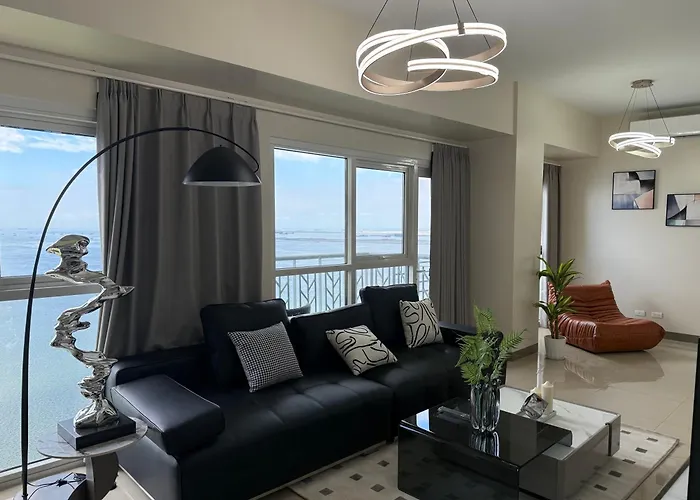 Apartamento 175 Sqm Luxurious Modern 3 Bedrooms Facing Bay Sunset, Airports, Okada, Solaire, Moa *